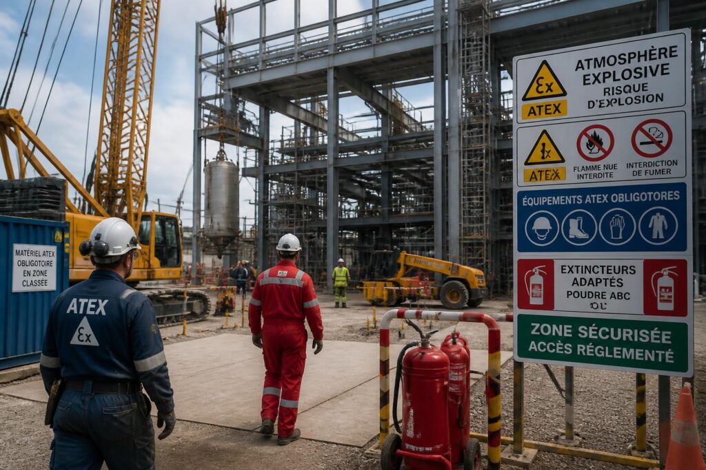 découvrez les risques des atmosphères explosives (atex) dans le bâtiment et apprenez comment sécuriser efficacement vos chantiers industriels pour prévenir les accidents et garantir la sécurité.
