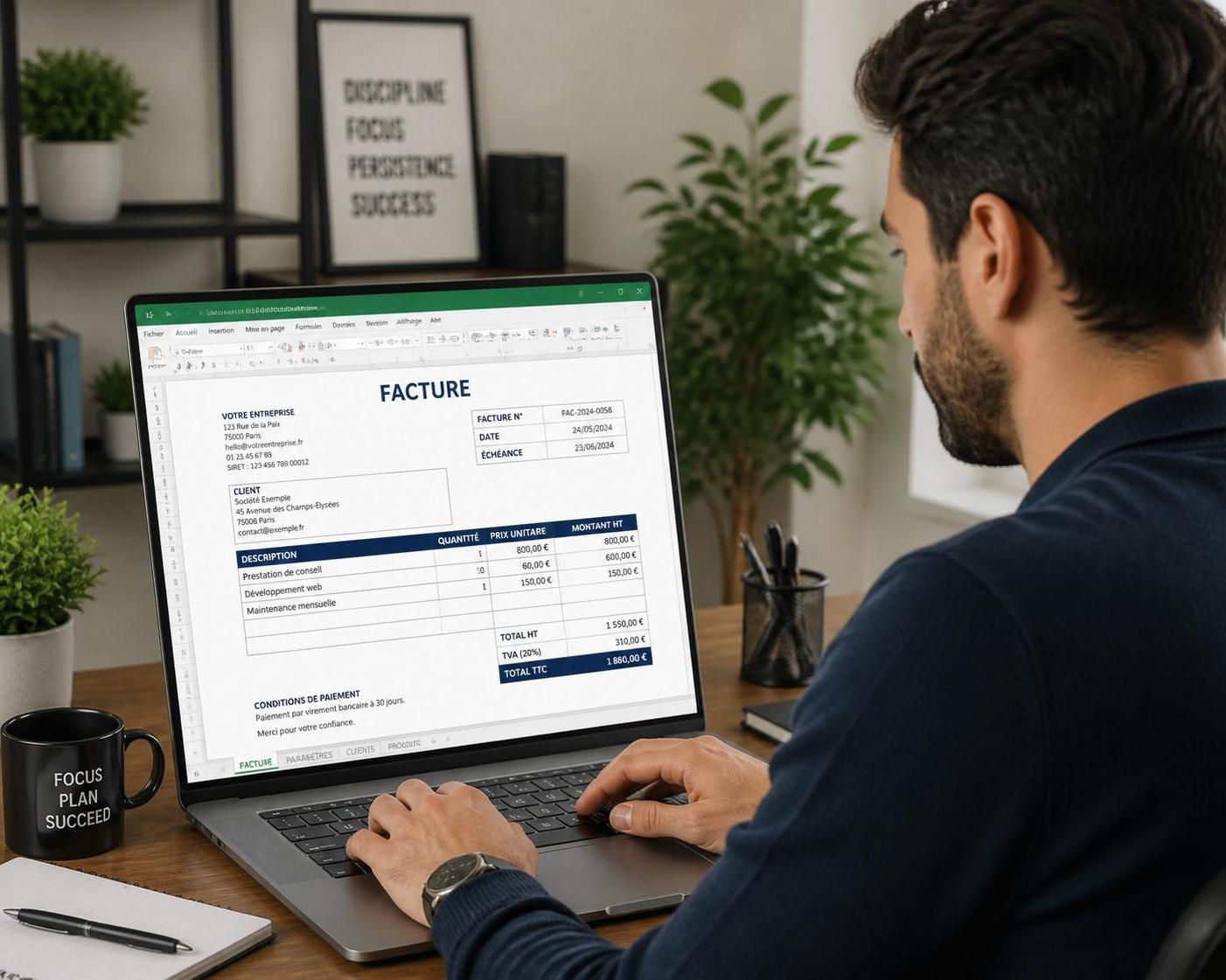 découvrez où télécharger gratuitement un modèle de facture excel prêt à l'emploi, simple et personnalisable, pour gérer facilement vos factures professionnelles.